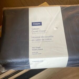 Casper Sateen Duvet Cover Full/Queen Indigo